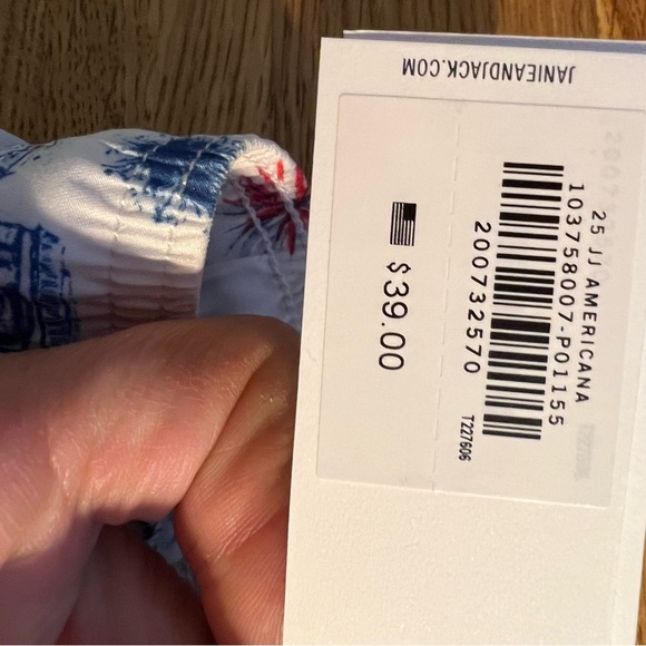 Janie and Jack boys down shorts/trunks size 4 NWT - Picture 4 of 4